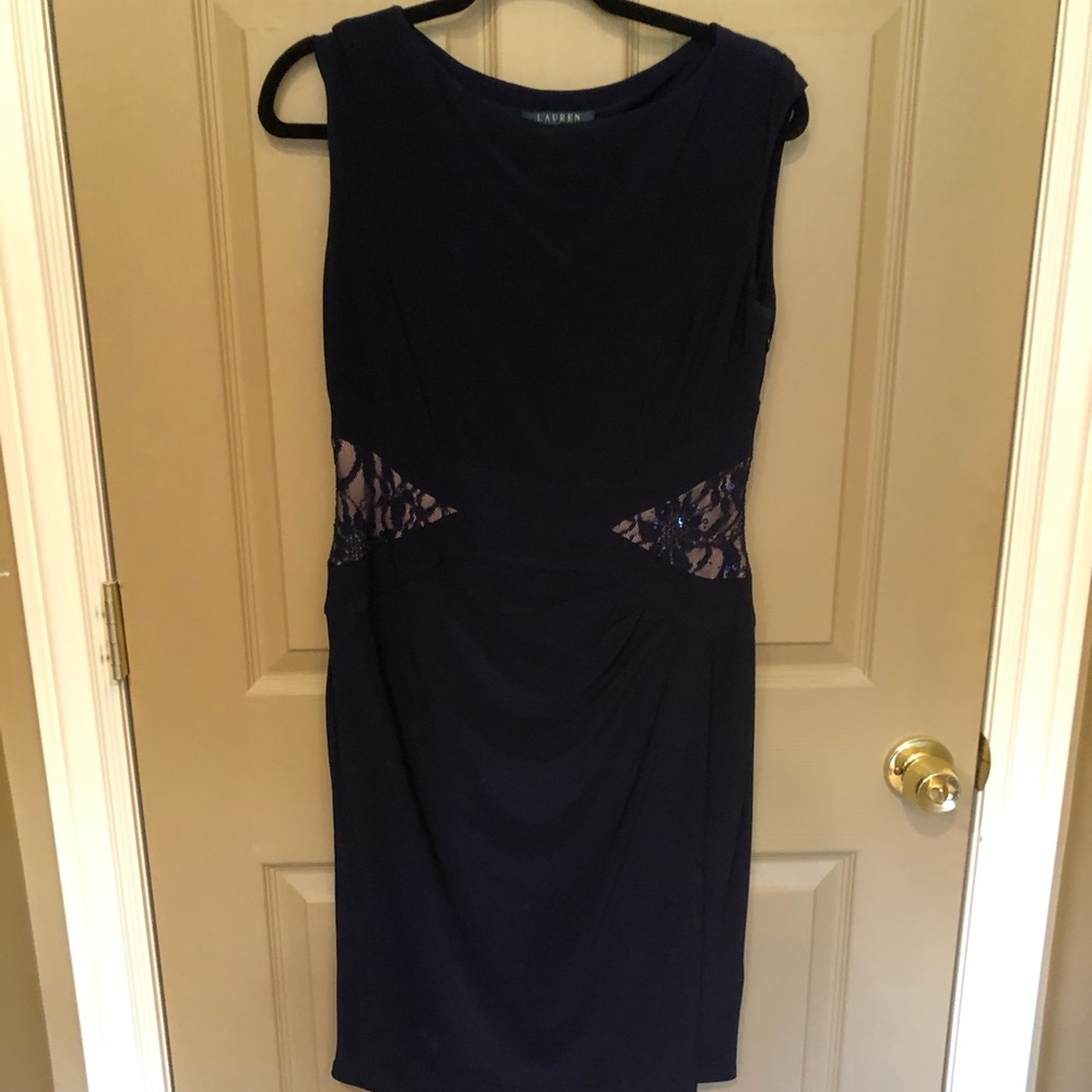 Navy blue dress